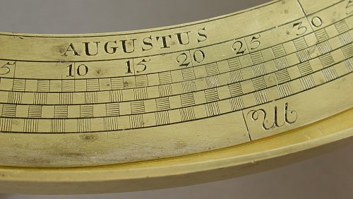 Ausschnitte des Datumsrings mit Fehlern Ausschnitte des Datumsrings mit Fehlern